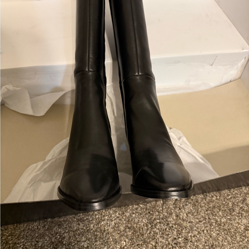 Women's Tall Leather Boots - Picture 6 of 8